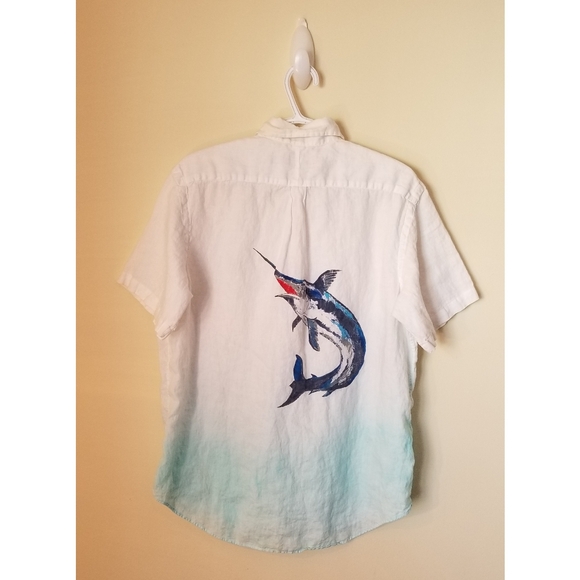 Polo Ralph Lauren Custom Tie Dye Button Down Shirt - Picture 5 of 6